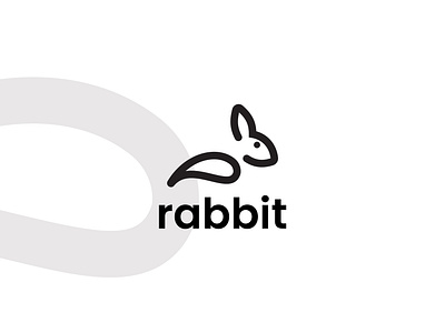 Rabbit Logo branding logo logodesign mark minimal rabbit rabbitlogo