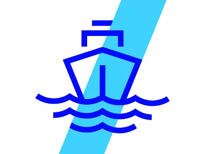 Сruise avantgarde bauhaus boat branding cruise design graphic design illustration logo logo design logodesign logos logotype minimalism one line oneline ship