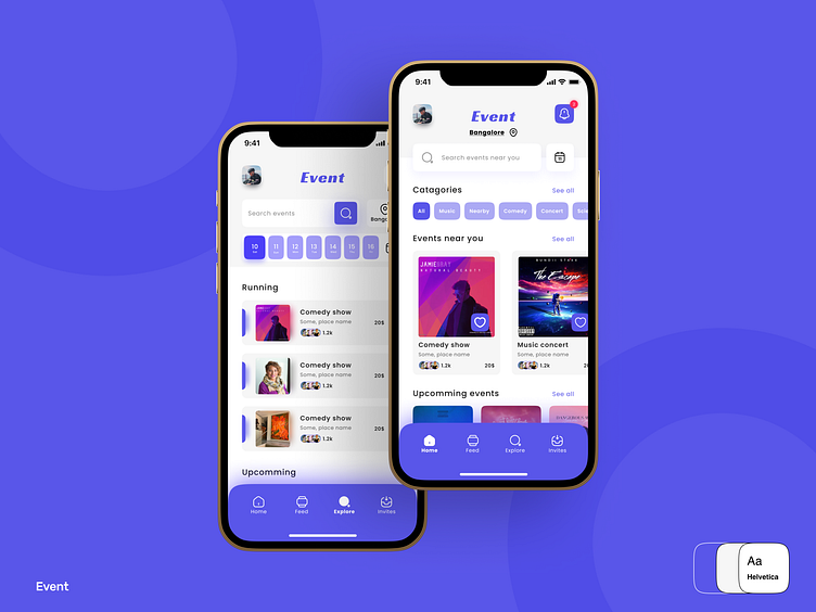 Designing a next-gen event app by Likith R S on Dribbble