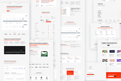 Bright Light – Multipage theme atrojs clean multipage orange tailwindcss template