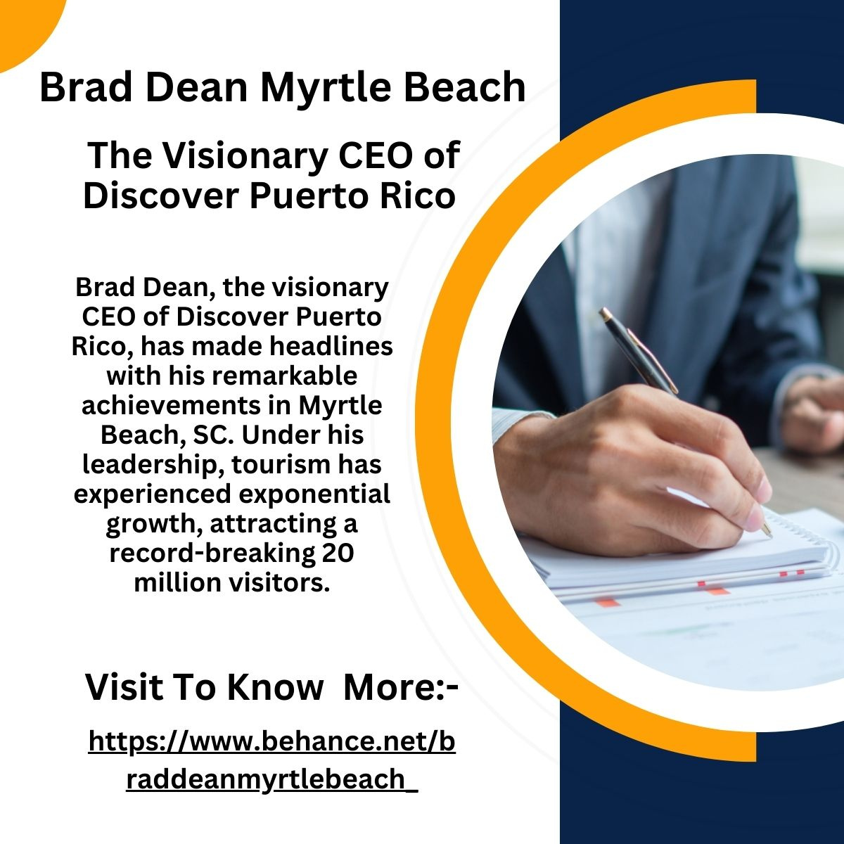 Brad Dean Myrtle Beach The Visionary CEO of Discover Puerto by Brad