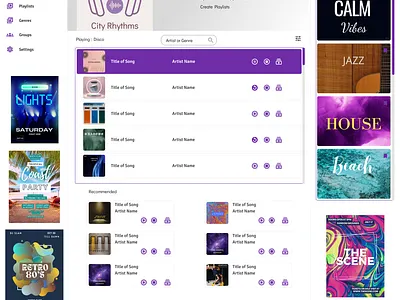 m_player branding design graphic design ui ux