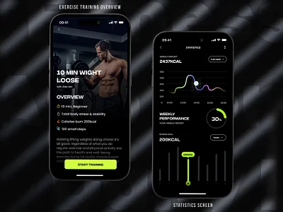 Mobile App: Fitness Tracker App activity tracker android design app design app ui apps exercise fitness app fitness tracker app health tracking ios design mobile app mobile interface seative digital sport startups tracker app tracking training workout workout tracker