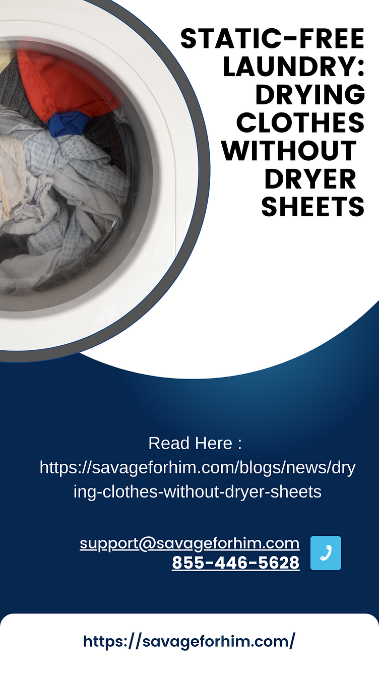 STATICFREE LAUNDRY DRYING CLOTHES WITHOUT DRYER SHEETS by