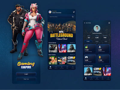 Mobile Gaming Platform app design branding design game game watching gaming mobile platform graphic design live game play live game playing platform live streaming live streaming with game mobile game mobile game watching motion graphics ui ui ux ui design uidesign uiux