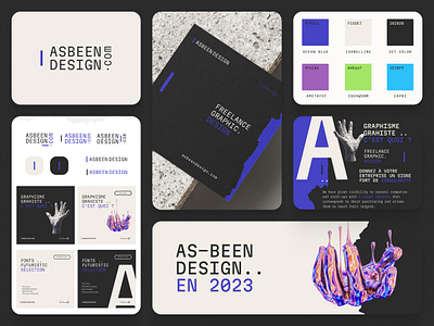 AS-BEEN DESIGN BRAND abstract brand branding clean design freelance graphic design logo minimalist ui ux