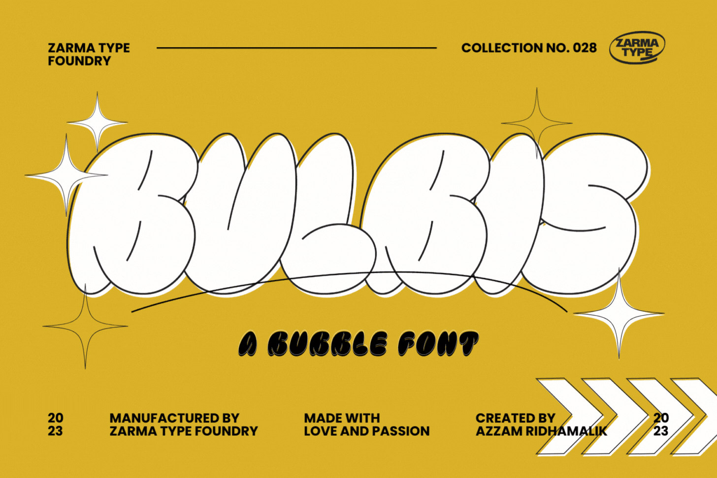 Bulbis Typeface brand identity branding font fonts graffiti logo logo design logotype modern font retro text type design typeface typography unique font urban art vintage wallart