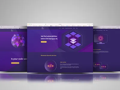 Bt block website design