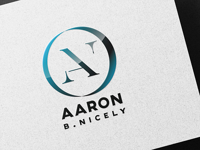 Aaron B. Nicely Logo branding design graphic design logo logo design logodesign logotype simple text wordmark