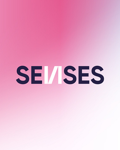 VI Senses Logo branding design logo typography vector