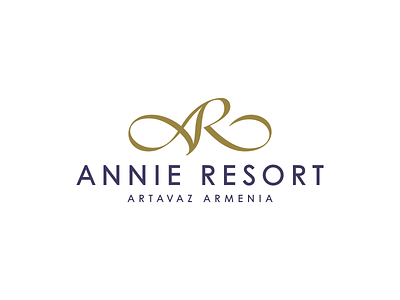 Annie Resort (Upd.) ar armenia branding calligraphy hotel logo luxury monogram resort wave