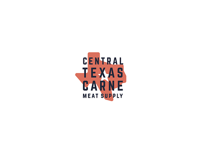 Central Texas Carne america austin branding carne cow design food huston identity illustration logo map meat minimal simple star state supply texas