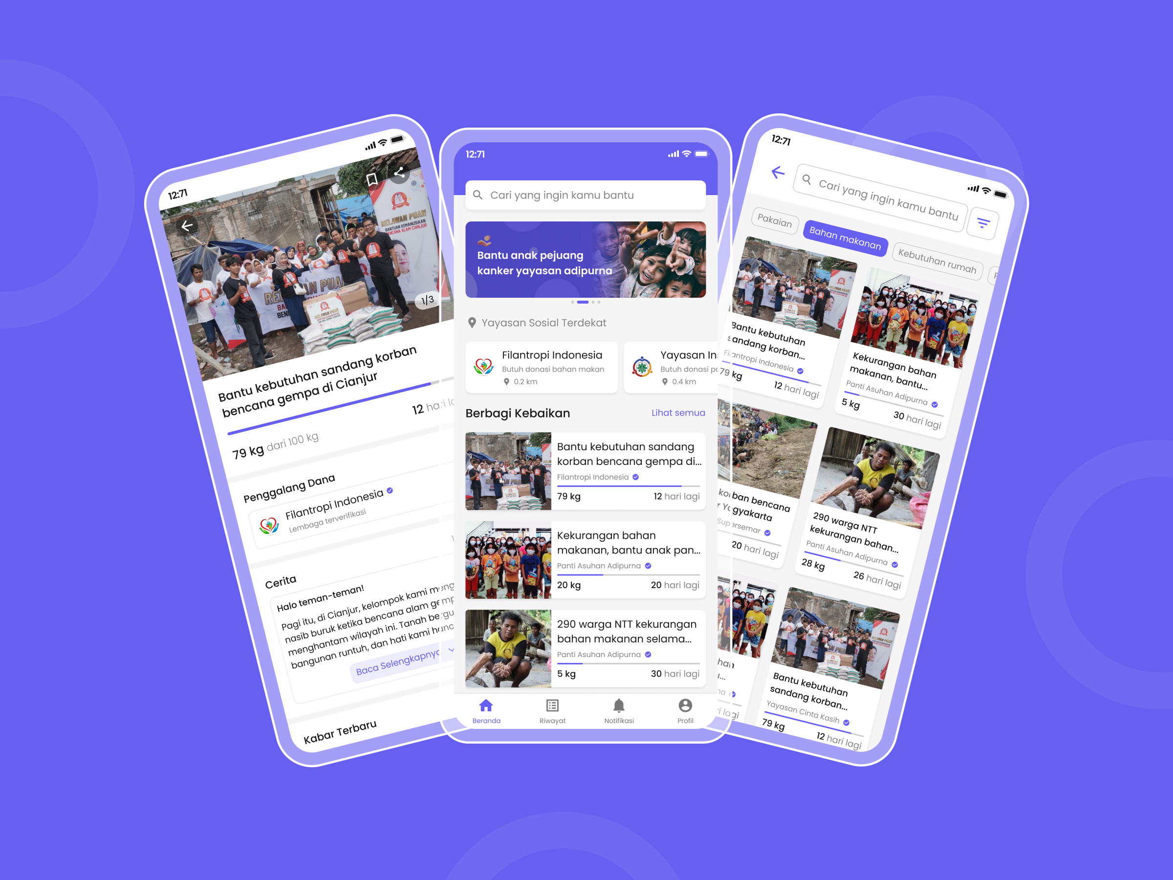 GoDonation App about us page branding company profile design donation donationapp graphic design illustration logo profile page ui ux