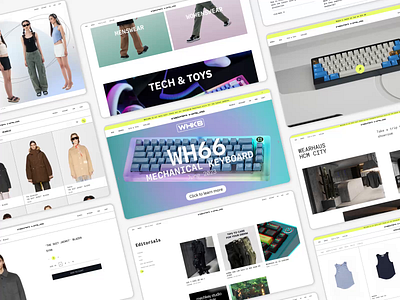 Ecommerce Website Promo Video | WearHaus - Trendy Fashion Hub creative ecommerce fashion motion graphics ui design ui ux user interface