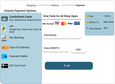 #DailyUI 2nd Day,Design a credit card checkout form 2nd day dailyui