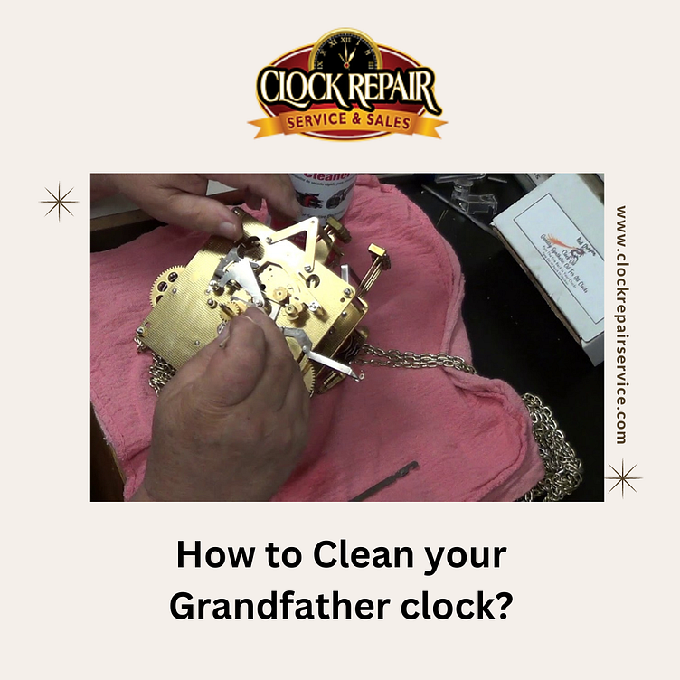 How to clean your Grandfather clock? by Clock repair Service on Dribbble