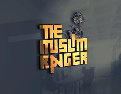 The muslim ranger logo design bangladeshi bd designer design english logo graphic design logo muslim logo muslim ranger logo typography vector youtube