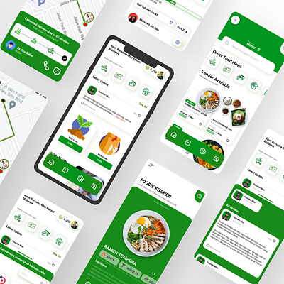 Mockup Redesign Misi Rakyat App android aplication app appdesign fooddelivery ios misi mobileapp ui
