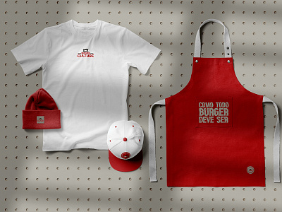 Burger Culture brand identity apparel apron branding bundle corporate design download hat identity logo mockup mockups psd stationery sticker t shirt template typography