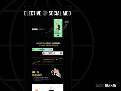 Social Analytics Website ui