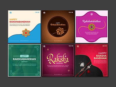 Raksha Bandhan Social Media Posts ad banner banner instagram post social media social media ad social media banner social media design social media post social media post design