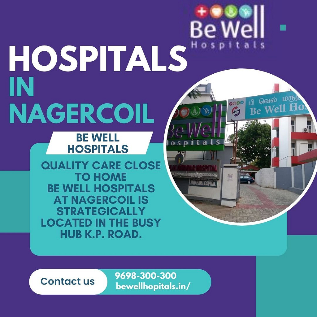 Hospitals in Nagercoil by Be Well Hospitals on Dribbble