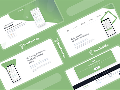 YouGetME: Share and Explore Recommendations with Your Circles app design app developer graphic design logo ui web developer website development