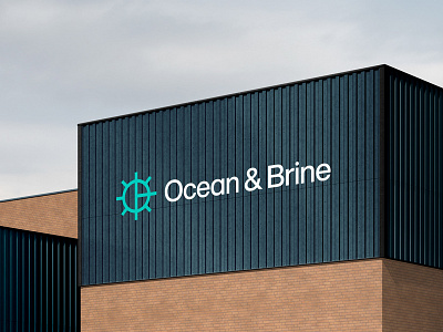 Ocean & Brine brand identity branding container design download free freebie helmet identity logo mockup mockups psd template typography wall