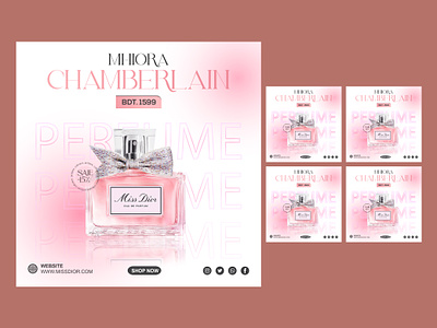 Perfume: social media ads banners ads banner banners branding campaign design graphic design instagram instagram post instagram templates post social ads social media social media ads social media advertising social media banner stories story templates visual identity