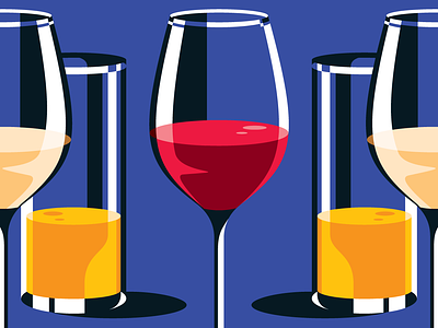 The problem with portion sizes (Which?) glass illustration juice wine