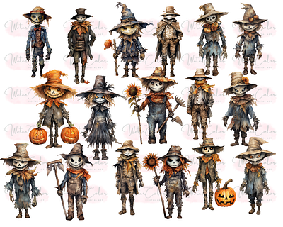 Big Scarecrow Collection animation clipart logo