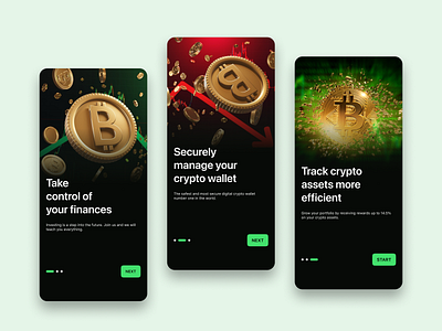 Crypto manage application bitcoin cyrpto design manager ui ui design ux design web design