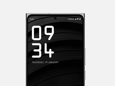 Leitz Phone 2 - lock screen app dark interface leica ui