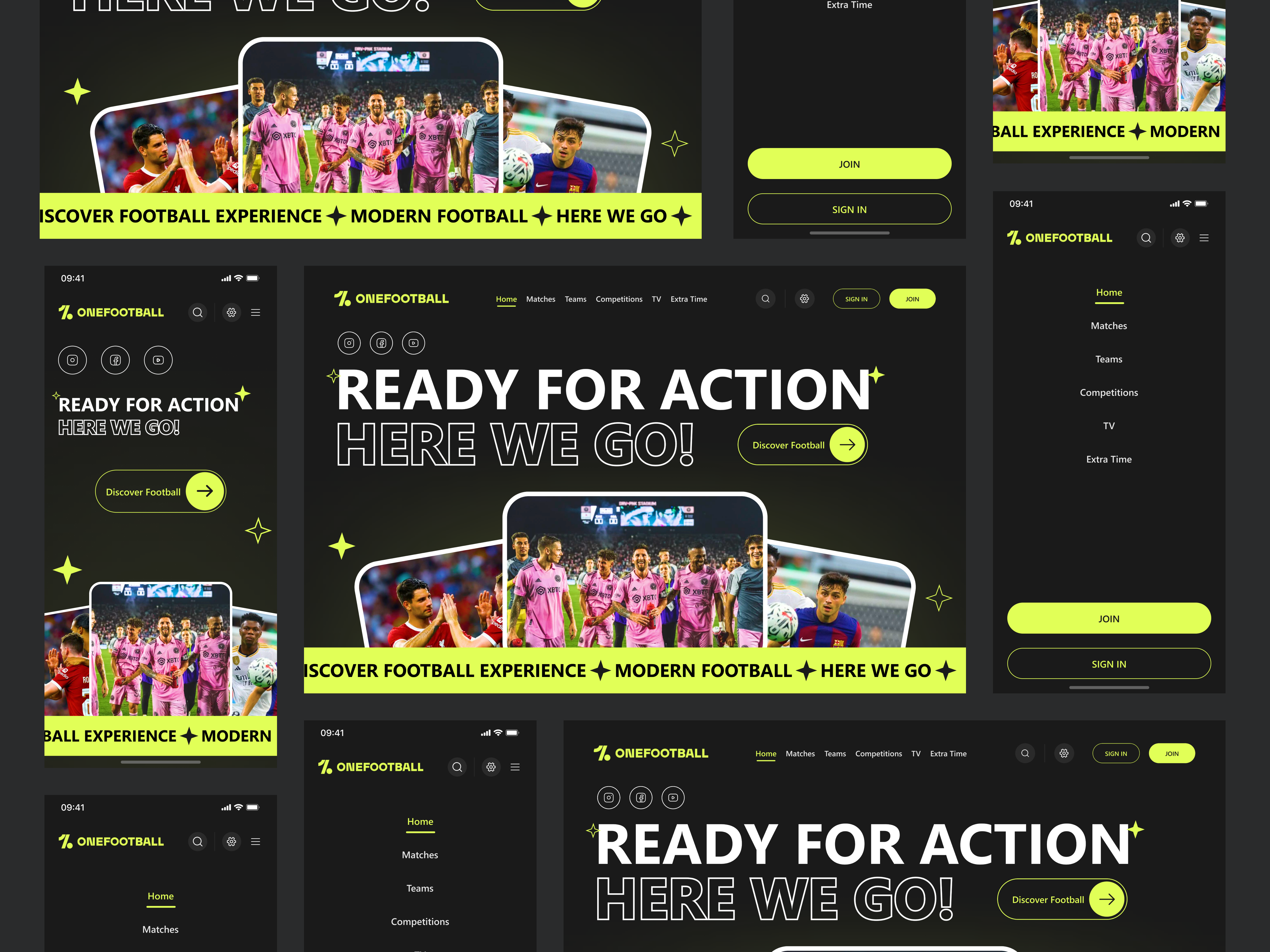 One Football - Football News football footballnews modernwebsite news onefootball redesign sport sportnews uiux uiuxdesign userinterface webdesign