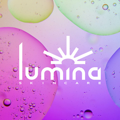 Logo - Lumina beauty branding care design graphic design illustration logo lumina skin skincare typography vector