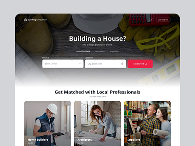 Home Building Marketplace airbnb booking building companion construction companies construction company construction crew construction worker diy home building house building house construction houzz marketplace minimal search search construction crew search results ui web app web platform