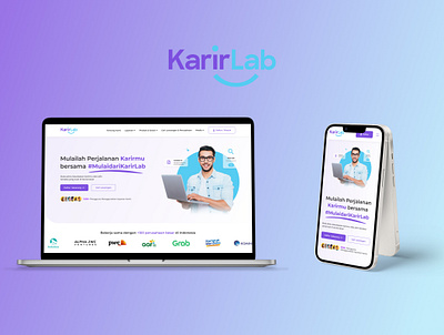 Karirlab job portal Website Design uiux web design