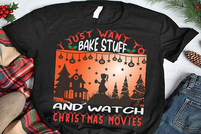 I just want to bake stuff and watch christmas movies christmas mug design