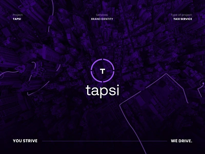 Tapsi - Branding for AI-driven Taxi Service ai animation app design application design brand brand design brand identity branding digital branding graphic design identity logo logotype merch modern service motion graphics taxi taxi app taxi service transfer