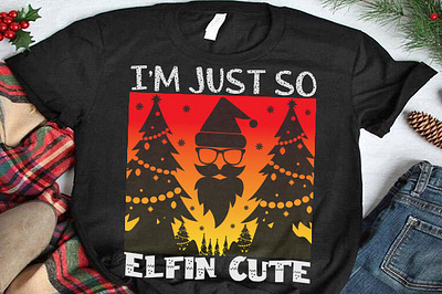 I'm just so elfin cute christmas mug design