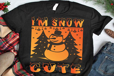 I'm snow cute christmas mug design