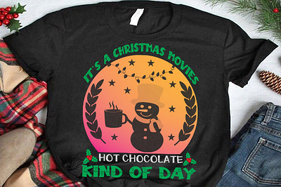 It's a Christmas movies hot chocolate kind of day christmas mug design