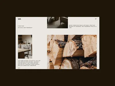 WoodMaker - Website branding design graphic design homepage landing page minimal ui ux