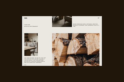 WoodMaker - Website branding design graphic design homepage landing page minimal ui ux