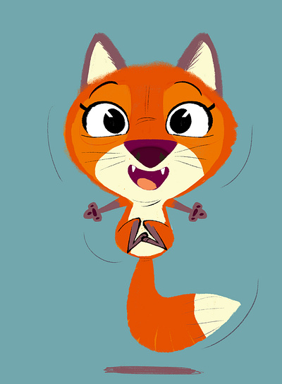 14 children cute animals cute fox digital art fox illustration pictorial volpe
