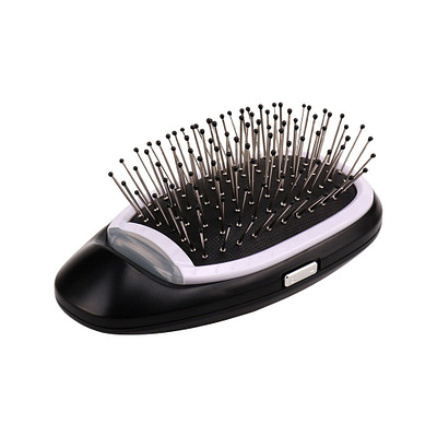 Portable Electric Ionic Hairbrush | Blissed Collections amazinggadgets automatedhome besthairbrushstraightener besthairstraighteningbrush creativegadgets hairbrushwithions hairstraightenerwithbrush hairstraighteningbrush ionichairbrush uniquedeskaccessories