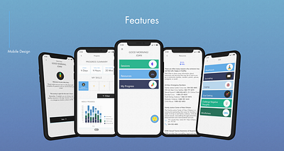 Health concept app concept design figma design healthcare mental health ui