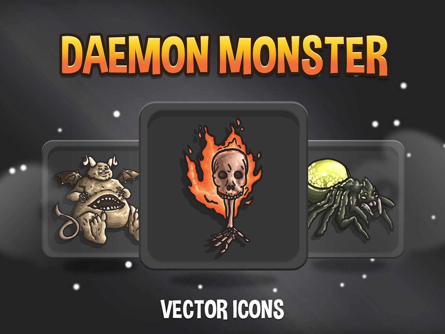 Daemon Monster RPG Icons by 2D Game Assets on Dribbble