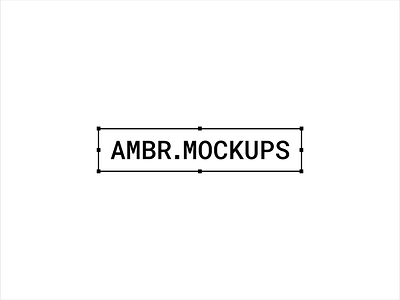 ambr.mockups logo animation app branding design graphic design illustration logo typography ui ux vector