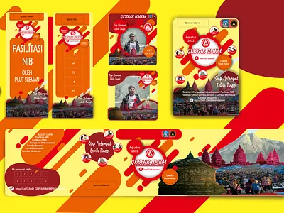 Gebyar UMKM Design branding design graphic design illustration logo typography ui vector